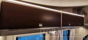 Interiér obytného vozu Rimor Seal 695 - 2021 typu alkovna